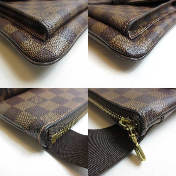 3 lv230804 1u 02 Louis Vuitton Bag Pochette Melville Damier Hand Bag Black