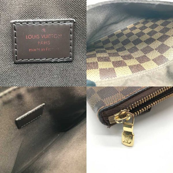 3 lv230804 1u 04 Louis Vuitton Bag Pochette Melville Damier Hand Bag Black