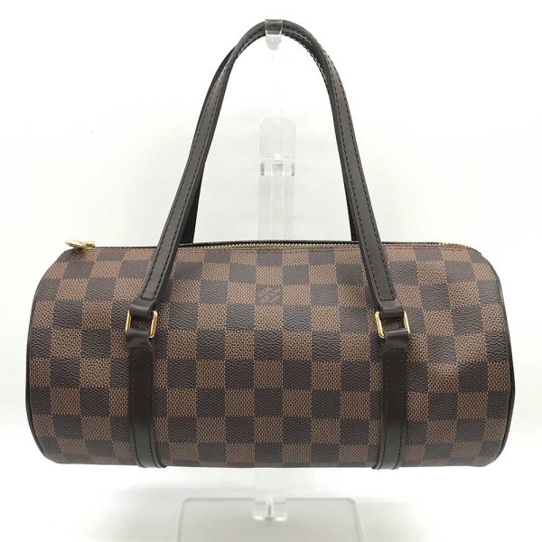 3 lv240203 1u Louis Vuitton Damier Ebene Papillon 27 Handbag Brown