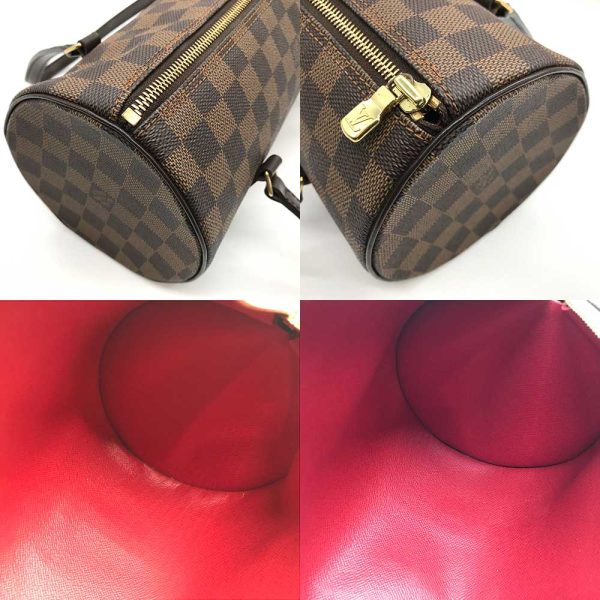 3 lv240203 1u 03 Louis Vuitton Damier Ebene Papillon 27 Handbag Brown