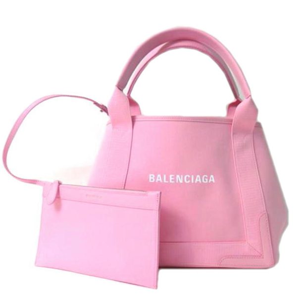 30115 1 Balenciaga Navy Cabas S Pink