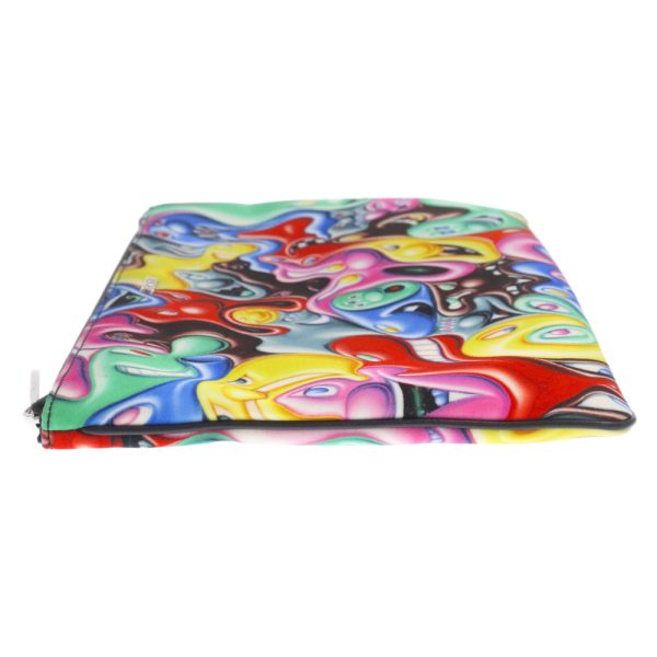 3024c020007 3 DIOR Kenny Scharf Clutch Bag Nylon Multicolor