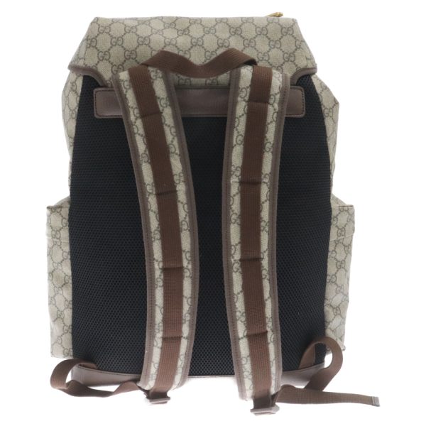 3024c050016 2 GUCCI Skateboarding Backpack Gg Supreme Canvas Brown