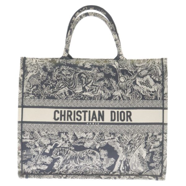 3024c110023 1a DIOR Toile De Jouy Embroidery Book Tote Tote Bag