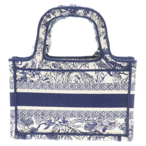 3024e020027 2 DIOR Book Tote Mini Tote Bag Navy