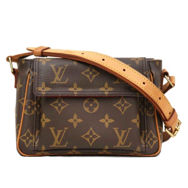 30348 1 Louis Vuitton Monogram Shoulder Bag Brown