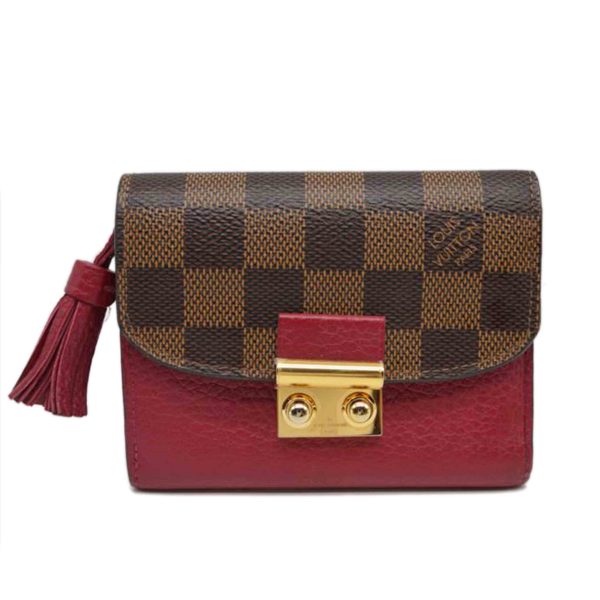 30571 1 Louis Vuitton Portefeuille Croisette Compact Damier Sleaze