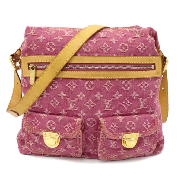 30929 1 Louis Vuitton Baggy Monogram Denim Fuchsia Pink Bag