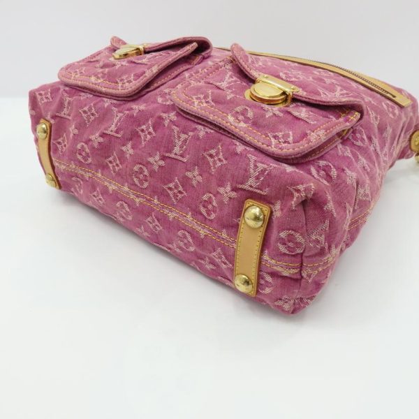 30929 3 Louis Vuitton Baggy Monogram Denim Fuchsia Pink Bag