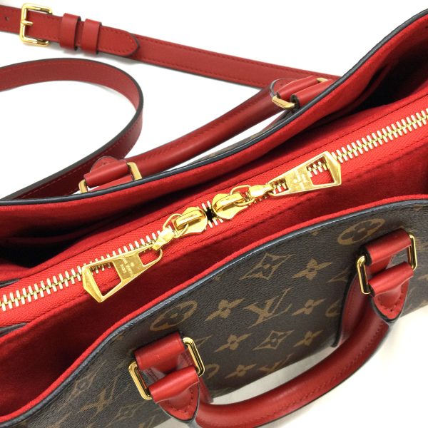 3100314 217n 10 Louis Vuitton Soufflot NV Monogram Shoulder Bag Red