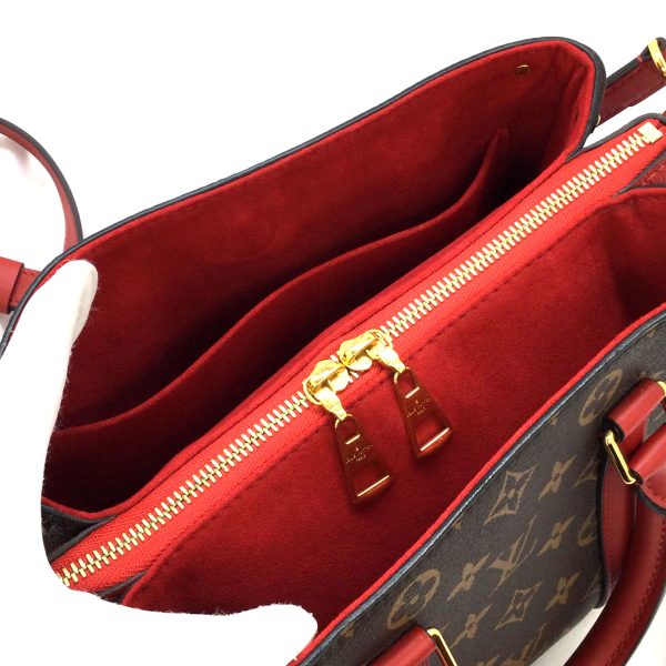 3100314 217n 11 Louis Vuitton Soufflot NV Monogram Shoulder Bag Red