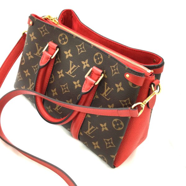 3100314 217n 2 Louis Vuitton Soufflot NV Monogram Shoulder Bag Red