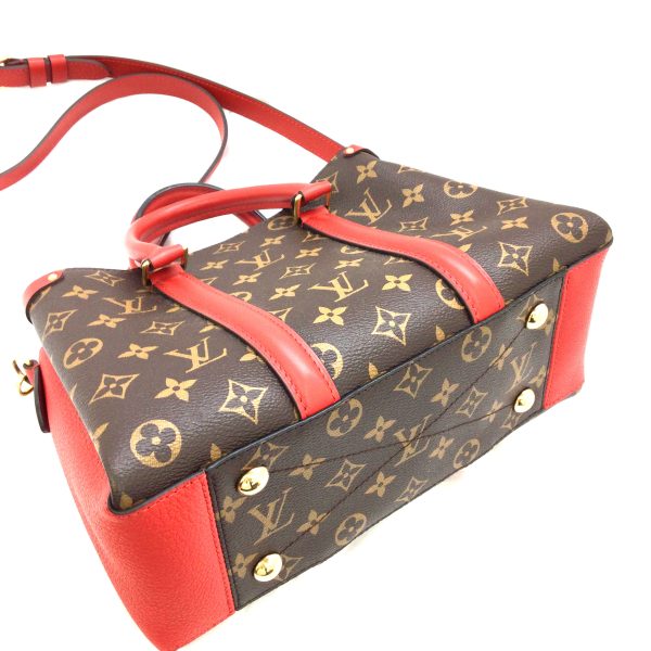 3100314 217n 3 Louis Vuitton Soufflot NV Monogram Shoulder Bag Red