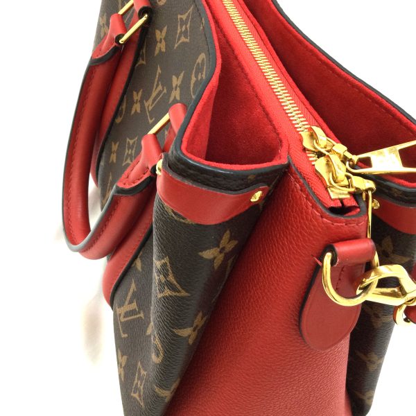 3100314 217n 5 Louis Vuitton Soufflot NV Monogram Shoulder Bag Red