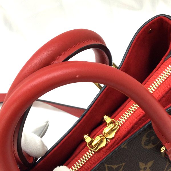 3100314 217n 6 Louis Vuitton Soufflot NV Monogram Shoulder Bag Red