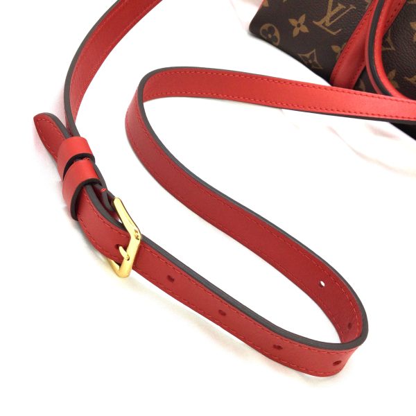 3100314 217n 8 Louis Vuitton Soufflot NV Monogram Shoulder Bag Red