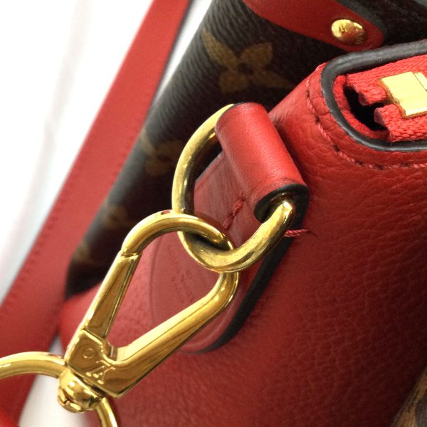 3100314 217n 9 Louis Vuitton Soufflot NV Monogram Shoulder Bag Red