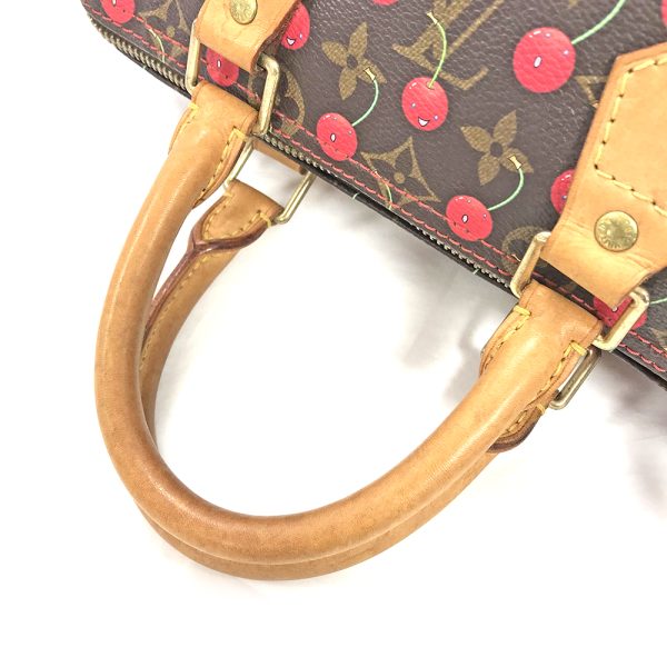 31003149315 305 09u Louis Vuitton Cherry Speedy 25 Handbag Brown x Red