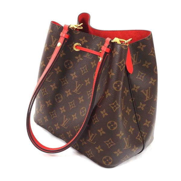 3100427 262n 2 Louis Vuitton Neonoe Shoulder Bag Brown Red