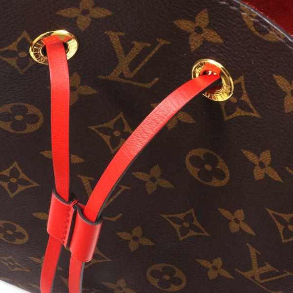 3100427 262n 7 Louis Vuitton Neonoe Shoulder Bag Brown Red