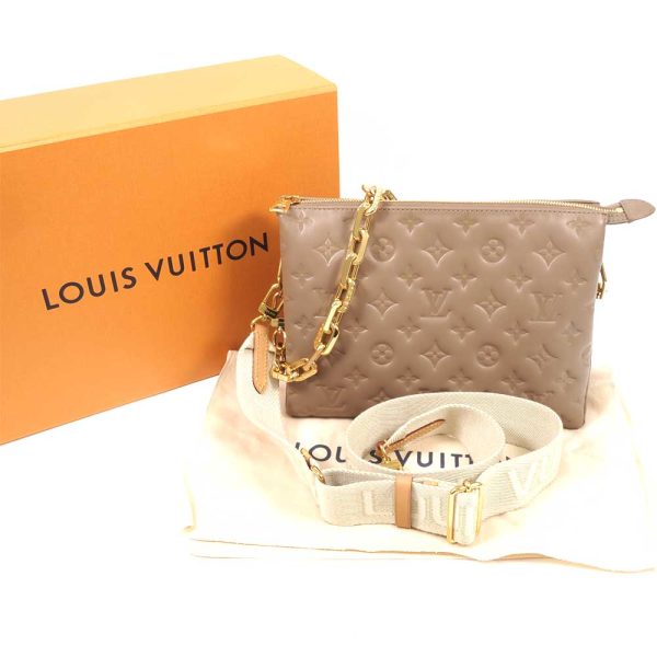 3100427 274n 10 Louis Vuitton Cousin PM Shoulder Bag Taupe