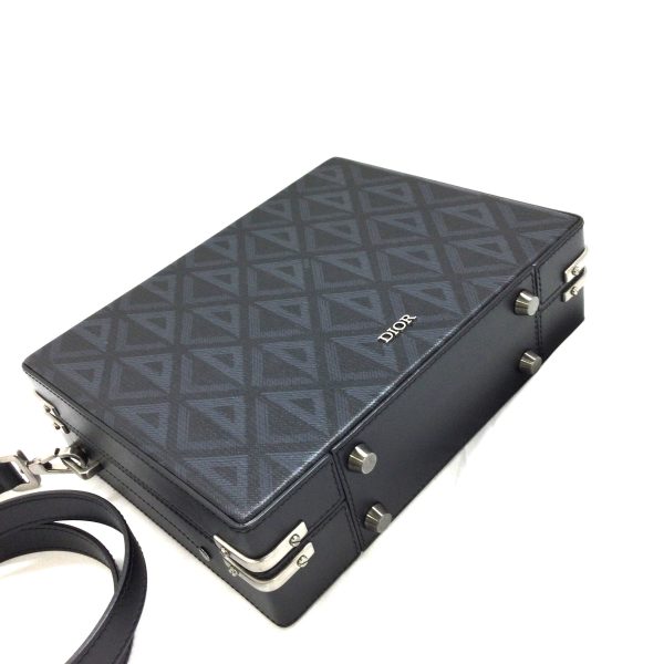 Dior Lock Shoulder Bag Black - Image 3