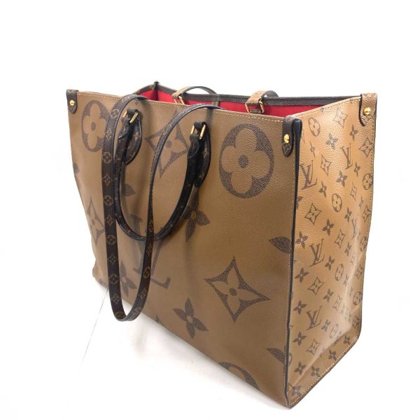 3100540 132n 2 Louis Vuitton On the Go GM Brown Beige Shoulder