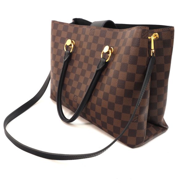 3100879 27n 2 Louis Vuitton LV Riverside Shoulder Bag Brown Noir