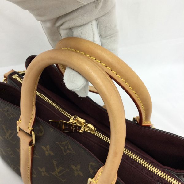 3100879 72n 7 Louis Vuitton Soufflo BB Handbag Shoulder Brown