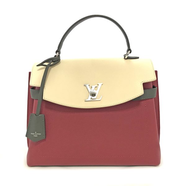 31008799315 82 02u Louis Vuitton Lock Me Ever MM Shoulder Bag Red