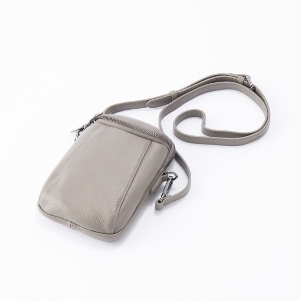 310100kmd290006 1 Nano Nano Leather Pochette Genuine Grey