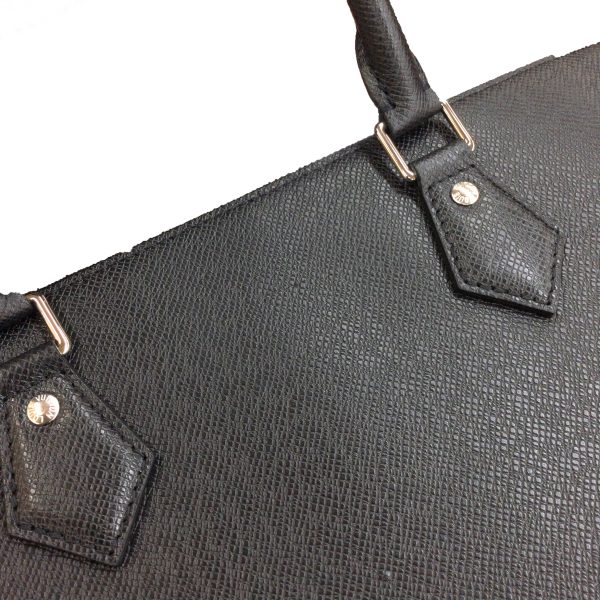 3101444 24n 7 Louis Vuitton Slim Briefcase Tote Bag Taiga Noir