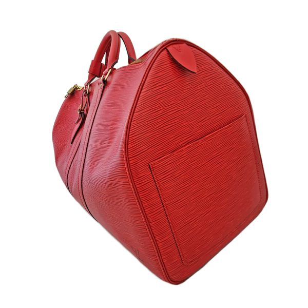 3146060215801 4 Louis Vuitton Keepall 50 Epi Red