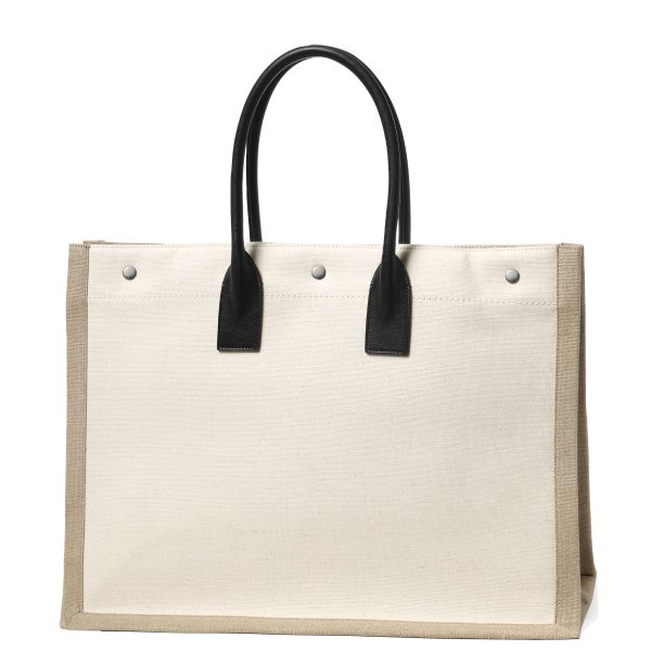 31475 2 Saint Laurent Greggio Tote Bag Beige