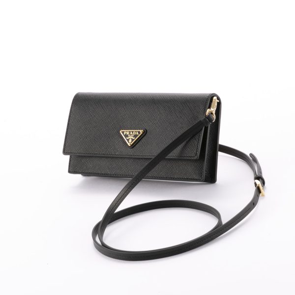 320100kwa490057 Prada Saffiano Mini Shoulder Bag Leather