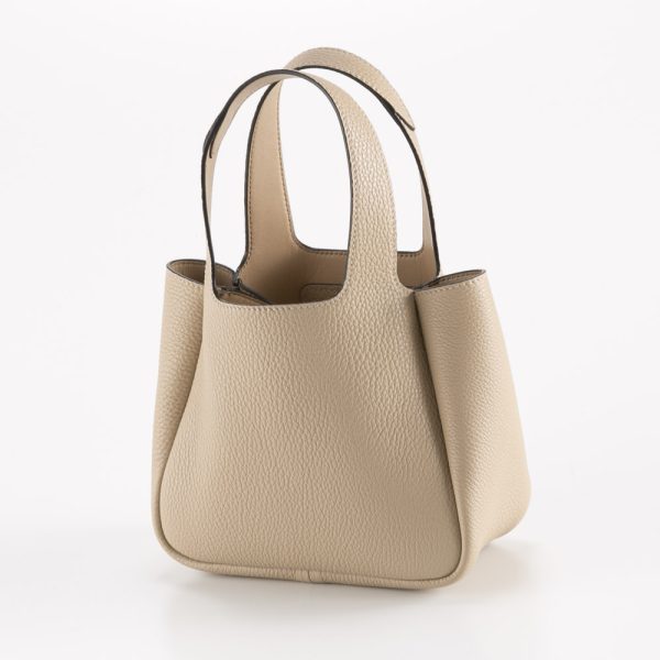 320200kwa390126 1 Prada Soft Mini Leather Handbag Beige