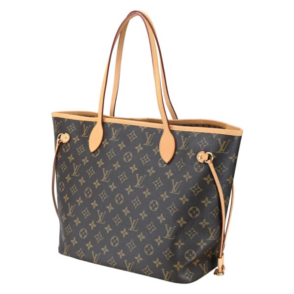 323j0364 01 05 Louis Vuitton Neverfull MM Tote Bag Beige Brown