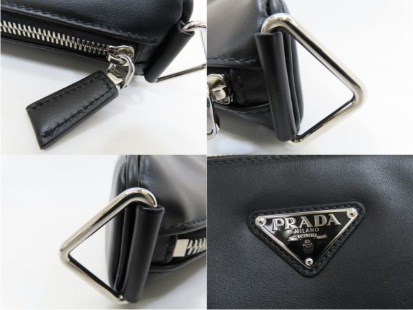 3240300717 06 Goyard Louette PM Shoulder Bag Black