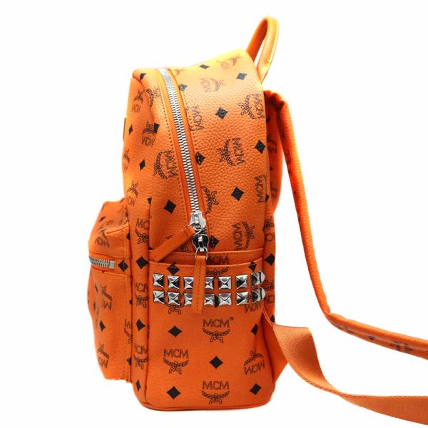 3247 4 MCM Backpack Orange