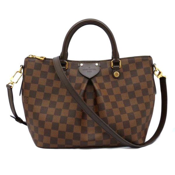 32898 1 Louis Vuitton Siena PM Leather Handbag Brown