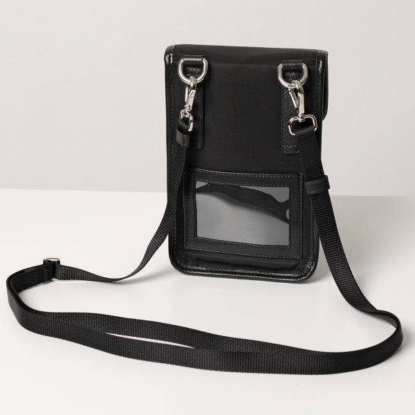 330728156 6 Prada Smartphone Case Re Nylon Leather Shoulder Strap