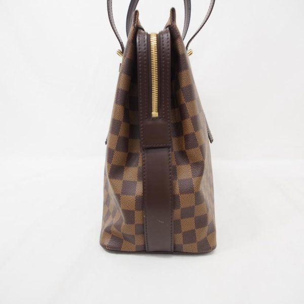 33997 4 Louis Vuitton Chelsea Damier Ebene Shoulder Bag Brown