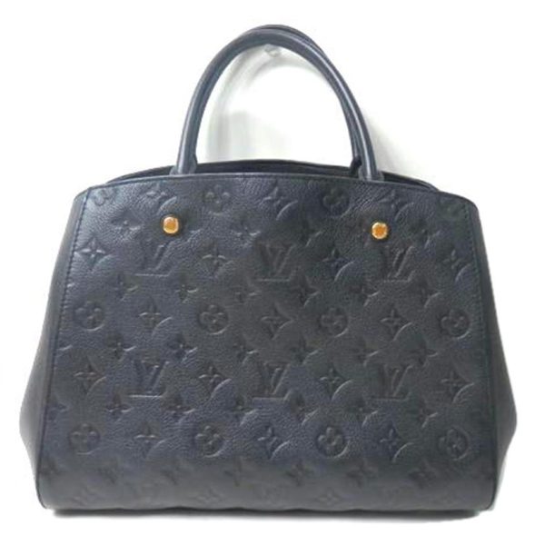 34322 1 Louis Vuitton Montaigne MM Monogram Empreinte Noir