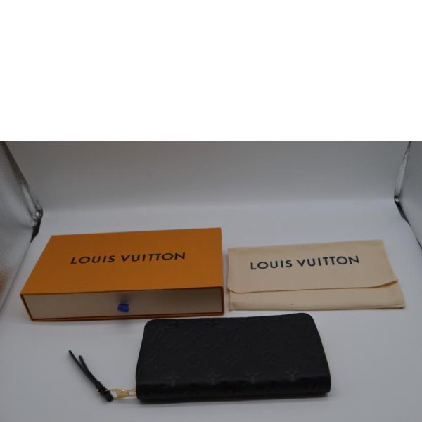 34330 5 Louis Vuitton Zippy Wallet Monogram Ampent Noir