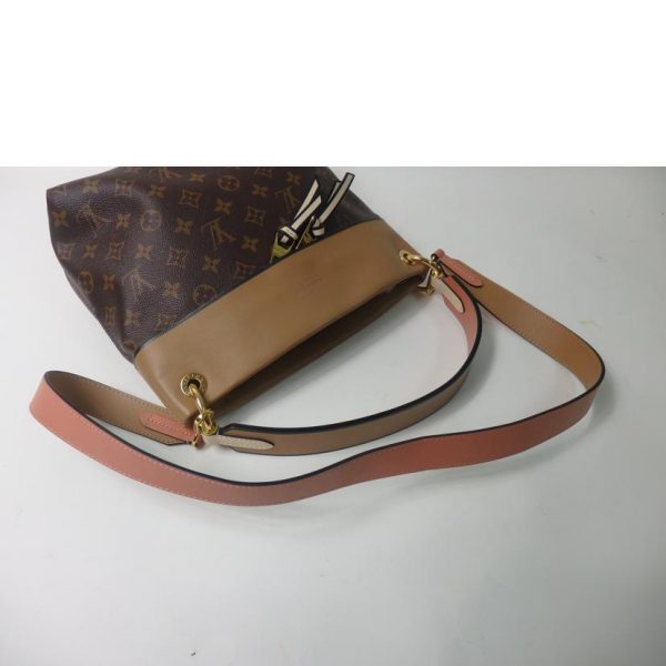 34582 4 Louis Vuitton Tuilerie Bezas Monogram Sesame Peche Creme