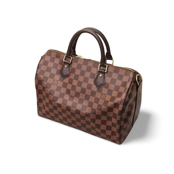 345 01 Louis Vuitton Speedy Bandouliere 30 Damier Boston Bag