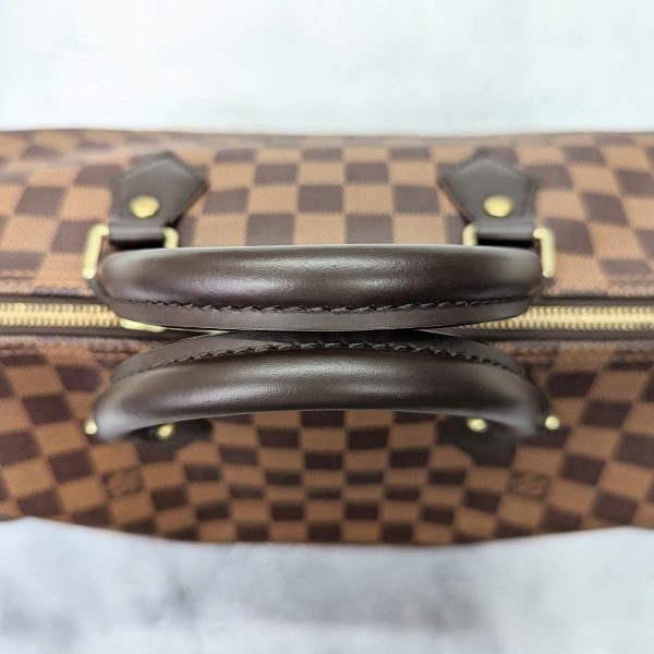 345 09 Louis Vuitton Speedy Bandouliere 30 Damier Boston Bag