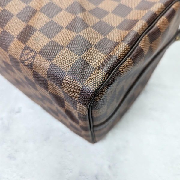 345 13 Louis Vuitton Speedy Bandouliere 30 Damier Boston Bag