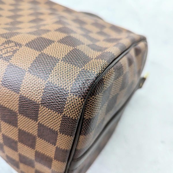 345 15 Louis Vuitton Speedy Bandouliere 30 Damier Boston Bag