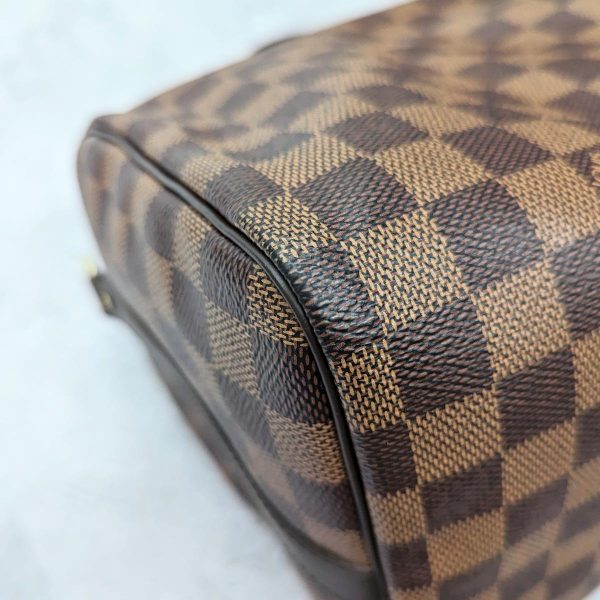 345 16 Louis Vuitton Speedy Bandouliere 30 Damier Boston Bag